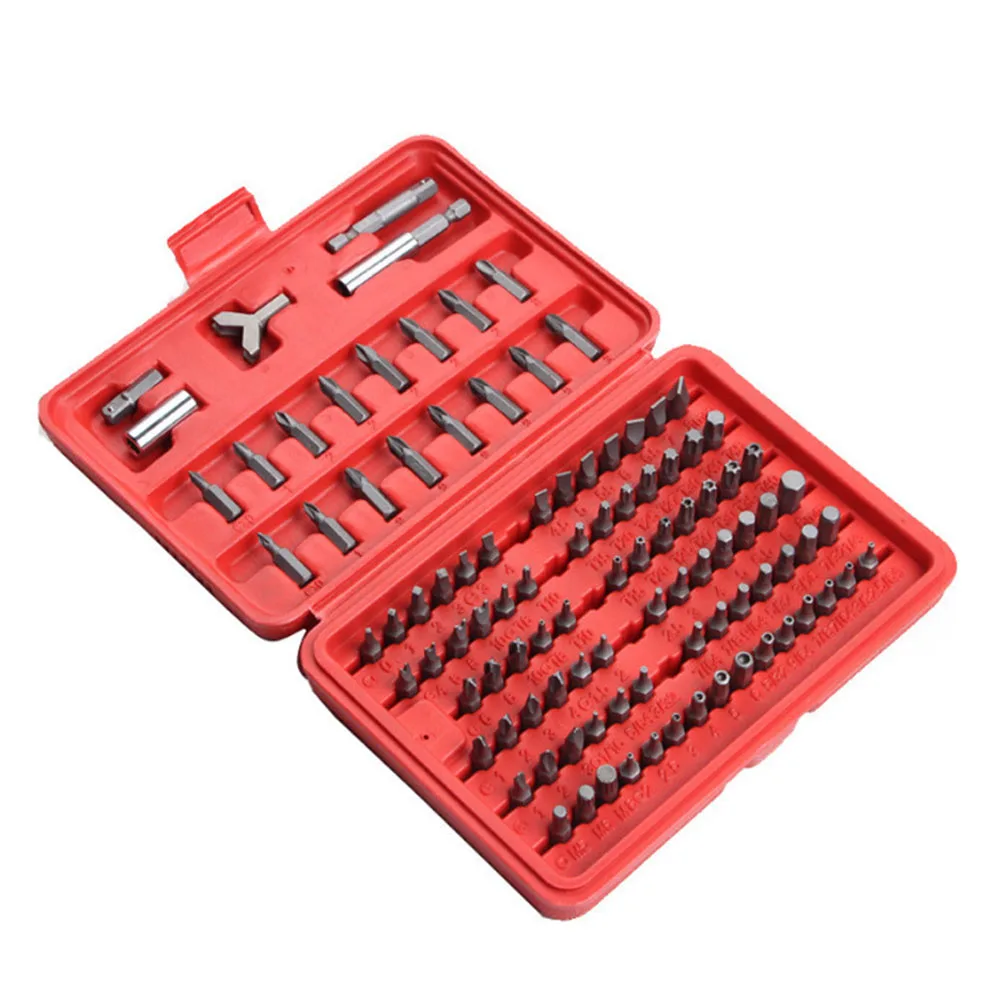 

100pcs Screwdriver Bit Set Tri-wing Cordless Screwdrivers Cross Drill Bits Set Hand Tools Magnetic Hand Drivers