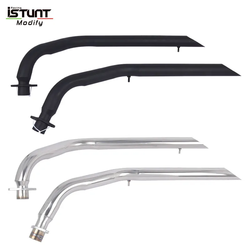 Фото Для мотоциклов HONDA Shadow VLX 600 VT600C VT600CD Deluxe Steed Shadow VLX 400 VT 400 1988 - 2008 годов выпуска, двойная выхлопная система с глушителем. №4