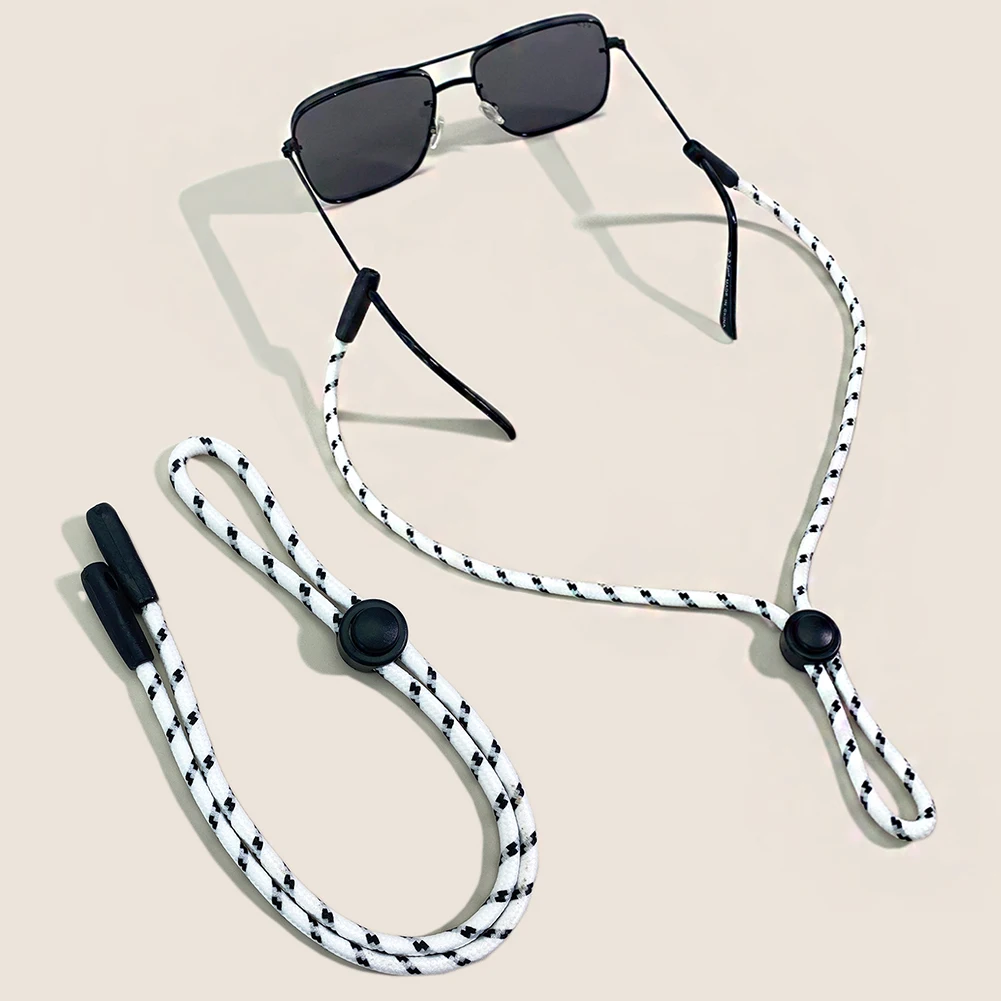 

Anti-lost Sports Eyeglass Holder Strap Sunglass Cord Men Women Eyewear Retainer with Adjustable Buckles Glasses Chain Lanyards