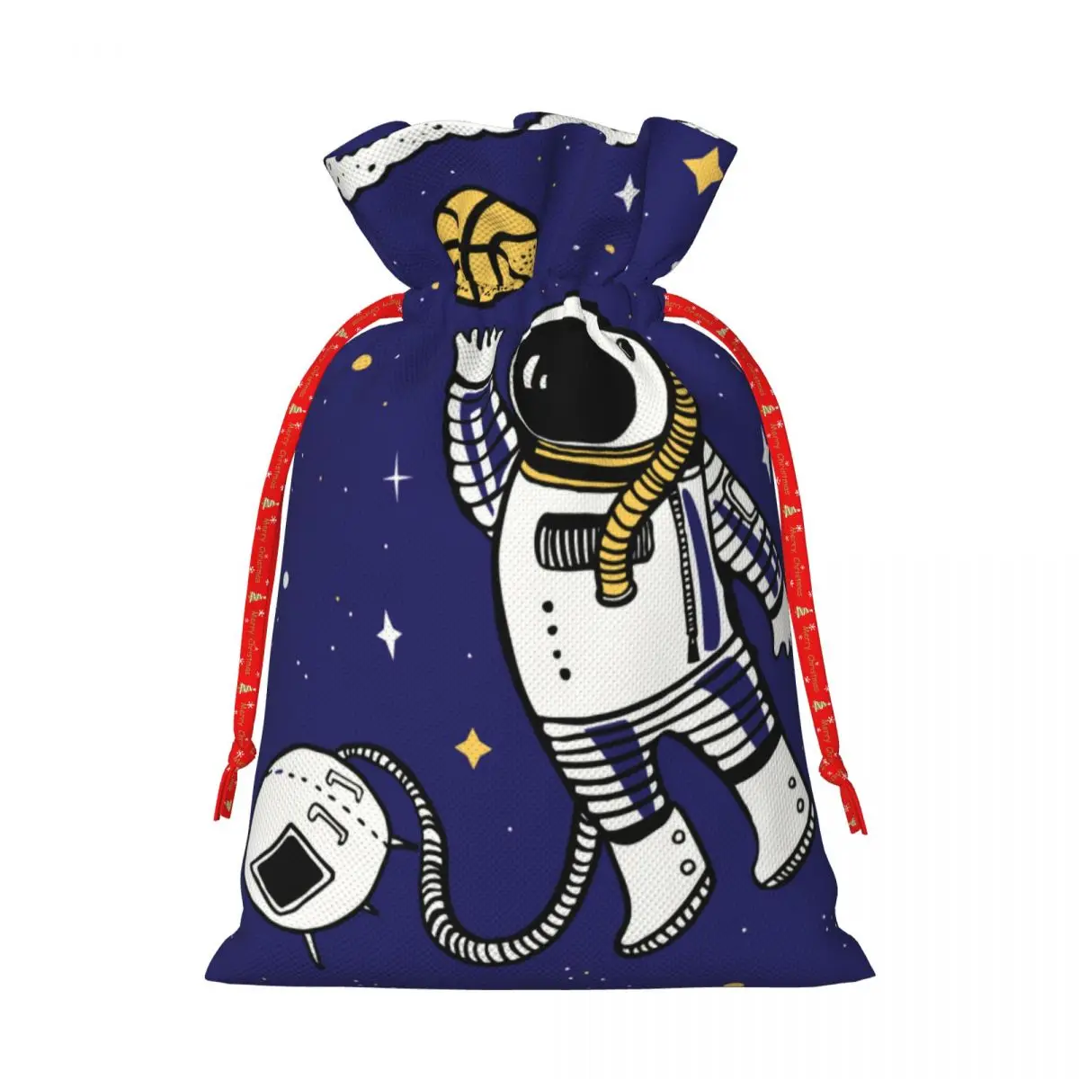 

Astronauta Christmas Gift Bag Cartoon Santa ClausCloth Bag Candy Bags Party Decoration Pouch