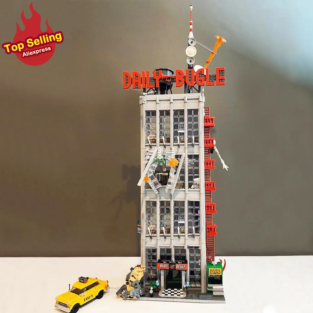 Compatible 76178 Daily Bugle Ideas Street View Newspaper Office Moc Architecture Brick Model Building Blocks Kid Toys 3772pcs