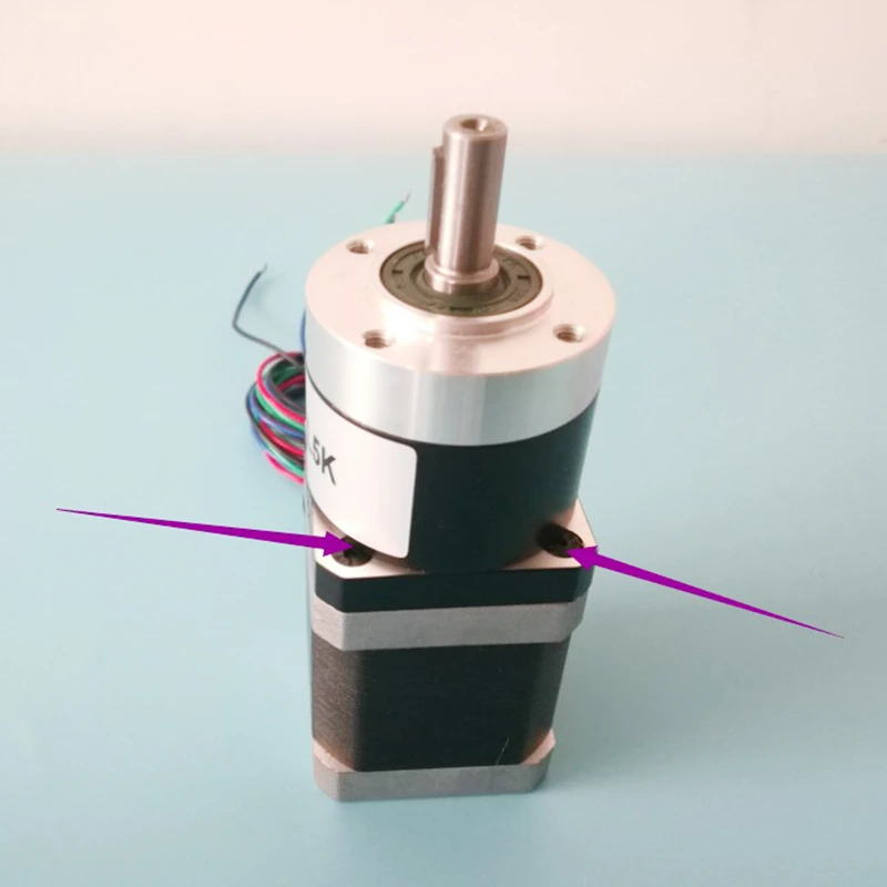 Планетарный шаговый двигатель NEMA 17 1 3 А 40 Н.см передаточное число 15:1 20:1 25:1 30:1 50:1 100:1