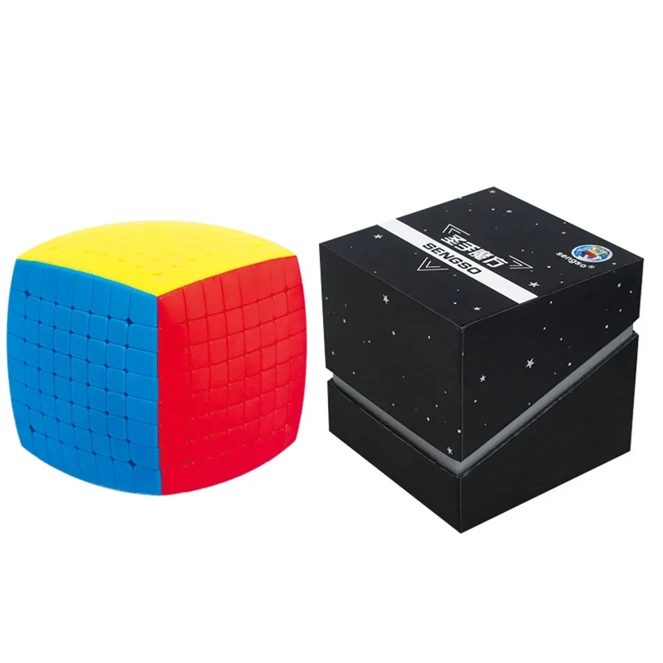 ShengShou Pillowed 8x8 Magic Cube Sengso Профессиональная образовательная скорость 8x8x8 Хлебная