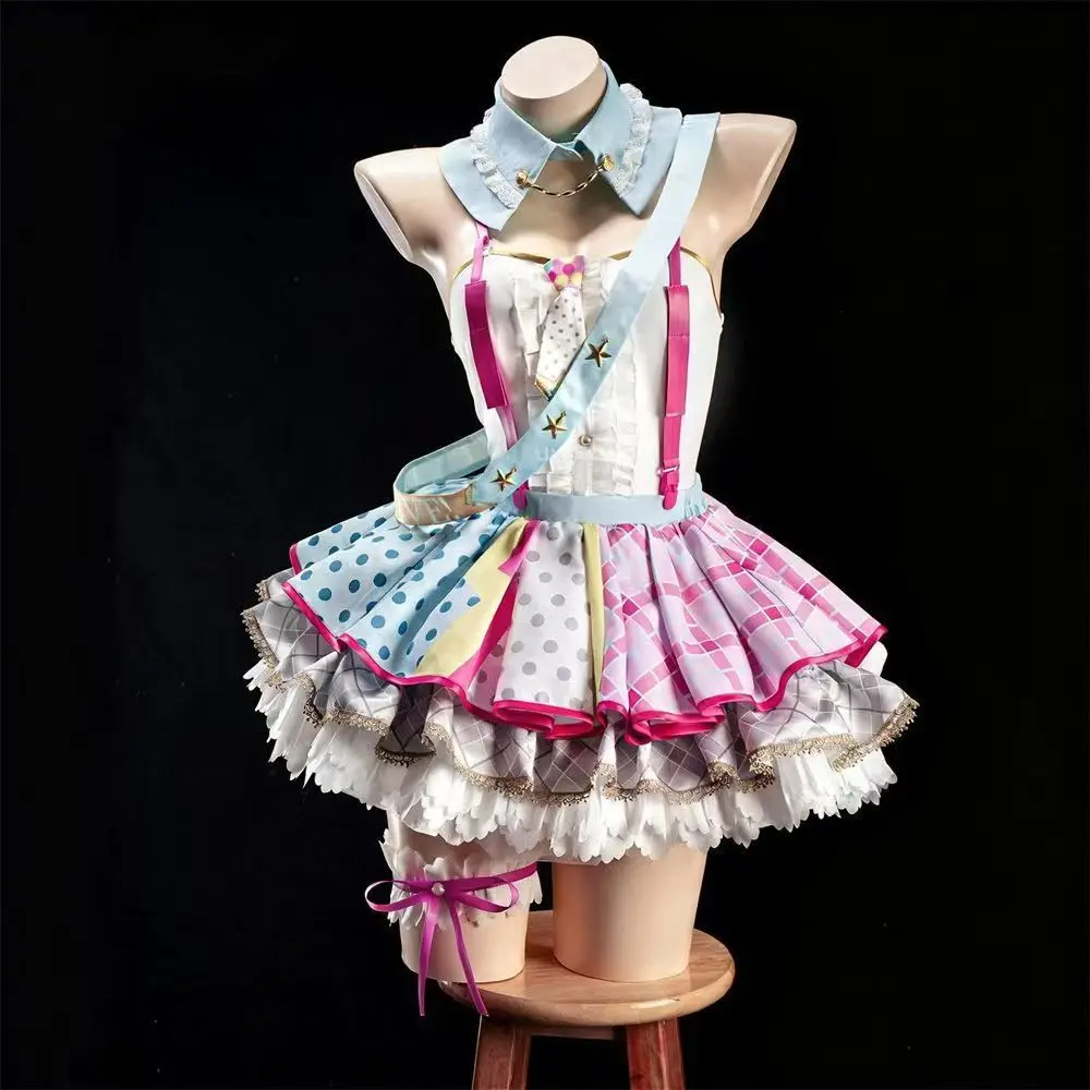 Фото UWOWO Love Live! Костюм для косплея Котори Минами - униформа в стиле айдола для мероприятий на Хэллоуин, размеры S-3XL, милый наряд айдола для фанатов, комплект №2