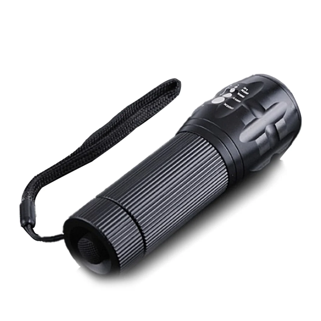 

LED Portable Rechargeable Flashlight Reflector Design Three Modes