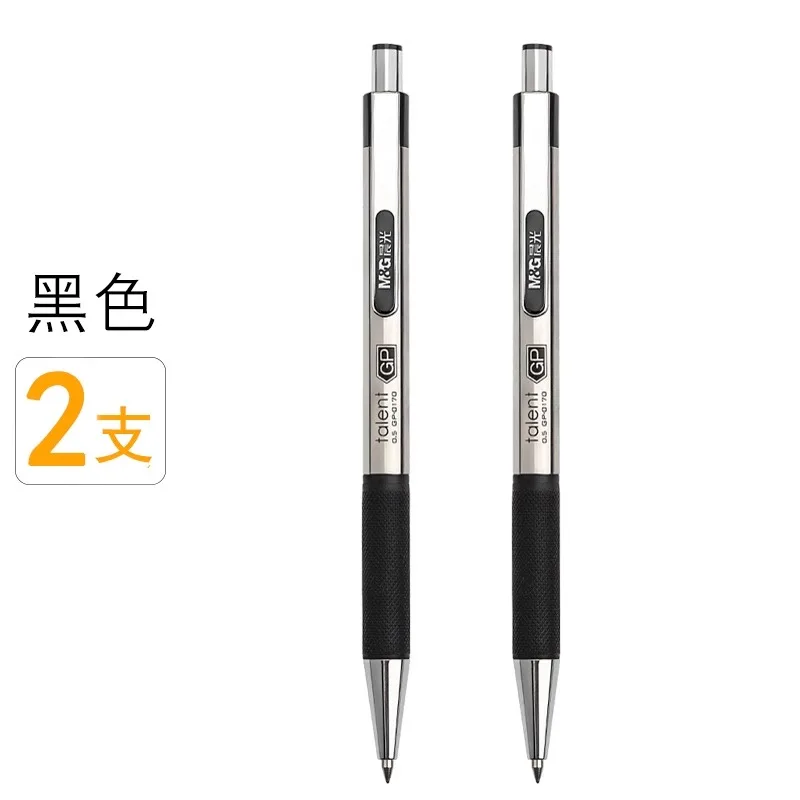 

Гелевая ручка M&G Metal gp0170 черная 0.5 мм