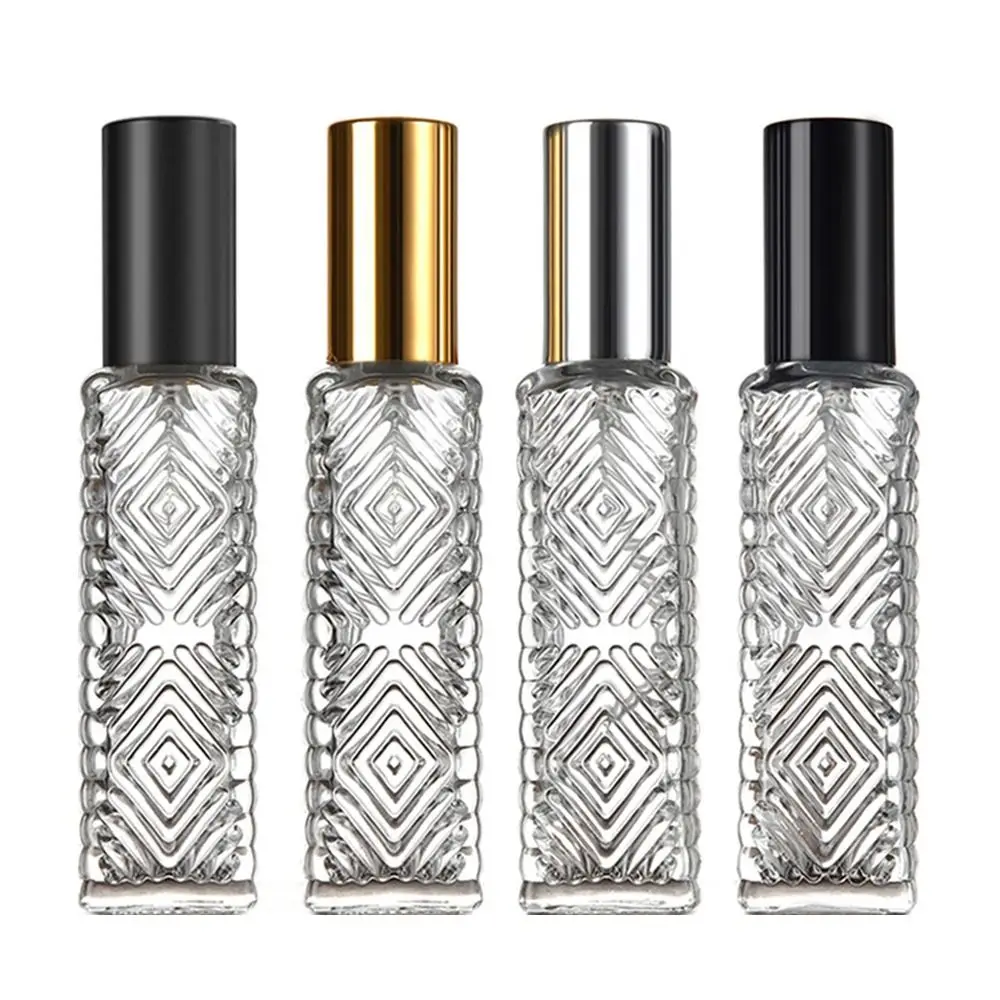 

Прозрачная многоразовая бутылка 12 мл, креативный образец алмазного узора, флакон для парфюма, мини-флакон с распылителем