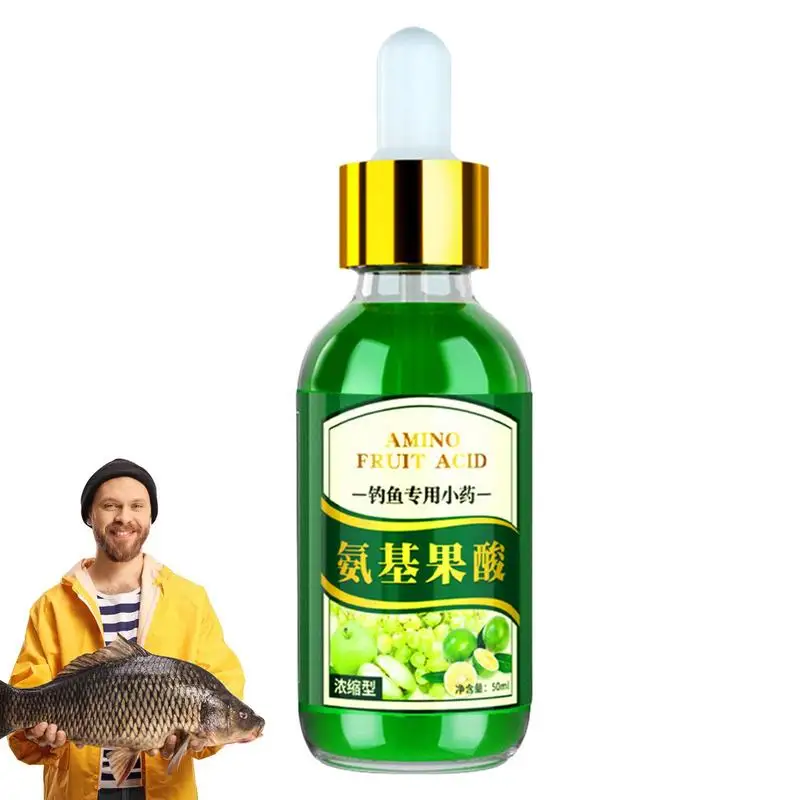 

Fishing Scent Attractant Fish Lure Additive For Crucian Amino Fruit Acid Fishing Bait Additive Liquid Scent Fish Bait Food