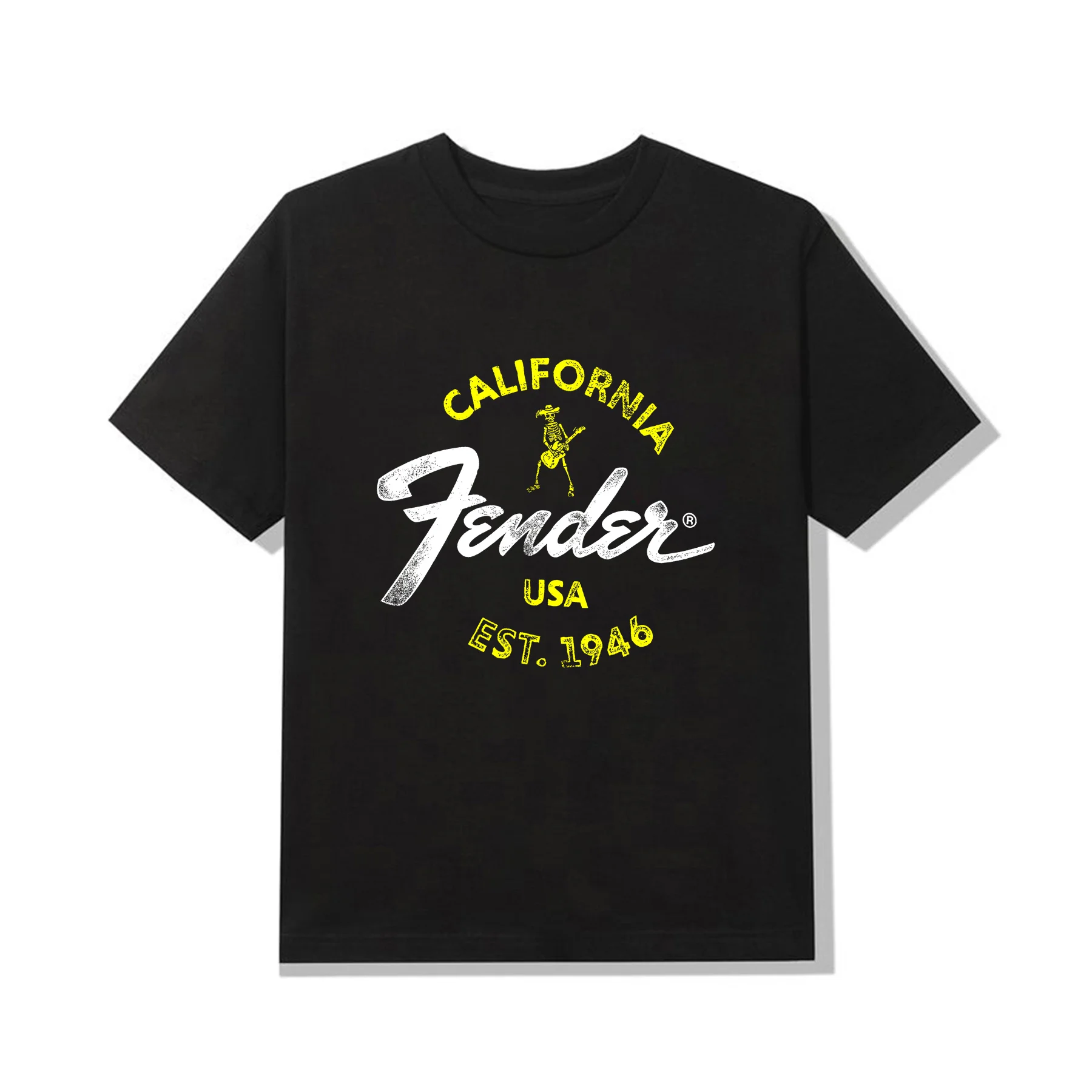 

Amazing Hot Selling Tees Male T Shirt Casual Unique Oversized Fender Guitar Baja T-shirt Men T-shirts Graphic Short Sleeve S-3XL