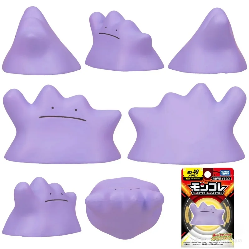 Фото 100% натуральная TOMY 2025, новые фигурки продуктов, супер милые Dedenne Jigglypuff Slowpoke Ditto, модель, подарки на складе №4