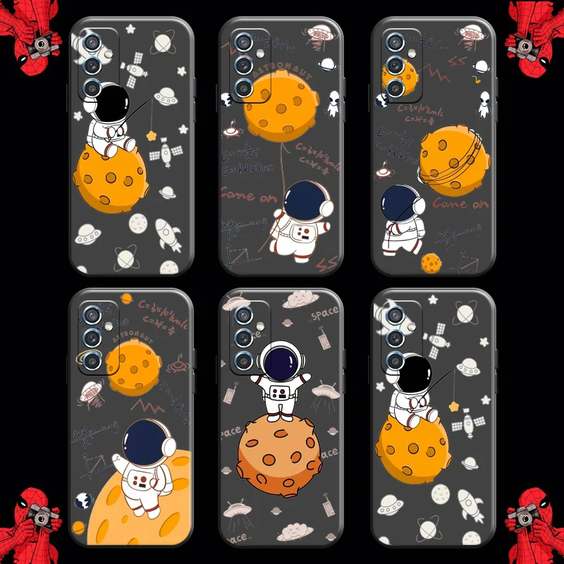 

Astronaut Yellow Planet Formula For Xiaomi Mi 11 Lite Phone Case Coque Back Funda Black Soft