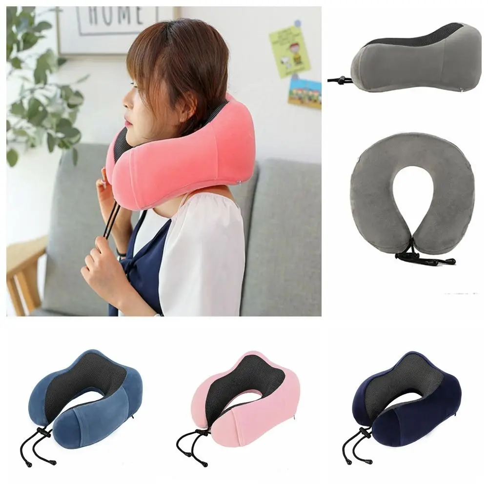 

Cushion Without Carry Bag Memory Foam Travel essentials Neck Protect Neck Support U Shaped Pillows Travel Pillow