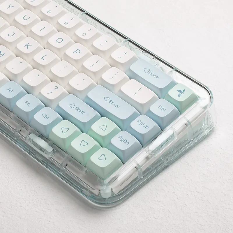 

133 Keys Ice Mint XDA Keycaps For MX Switch Mechanical Keyboard Dye Sublimation PBT Keycap Green Key Caps Custom XDA Profile