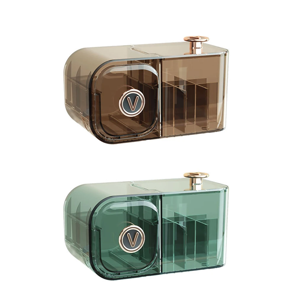 

Cosmetics Organizer Earring Dustproof Storage Box Jewelry Container Lipsticks Makeup Egg Eyeshadow Shelf For Dormitory