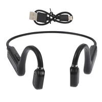1 pc bone conduction portable open ear headsets ear plug earphone for home sports