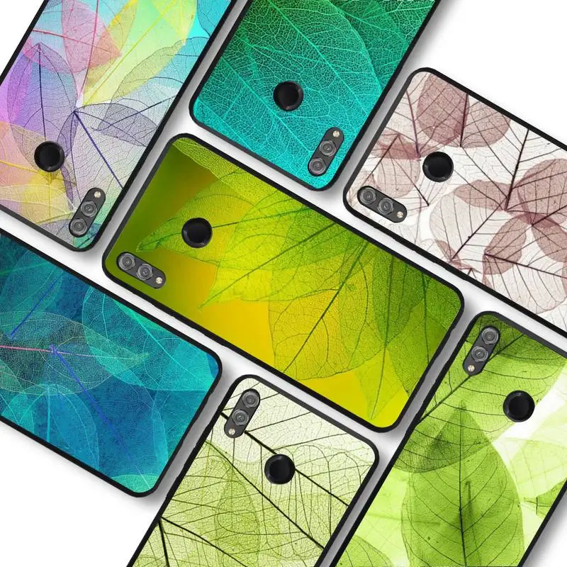 

RuiCaiCa Leaf specimen Phone Case for Samsung A51 A30s A52 A71 A12 for Huawei Honor 10i for OPPO vivo Y11 cover