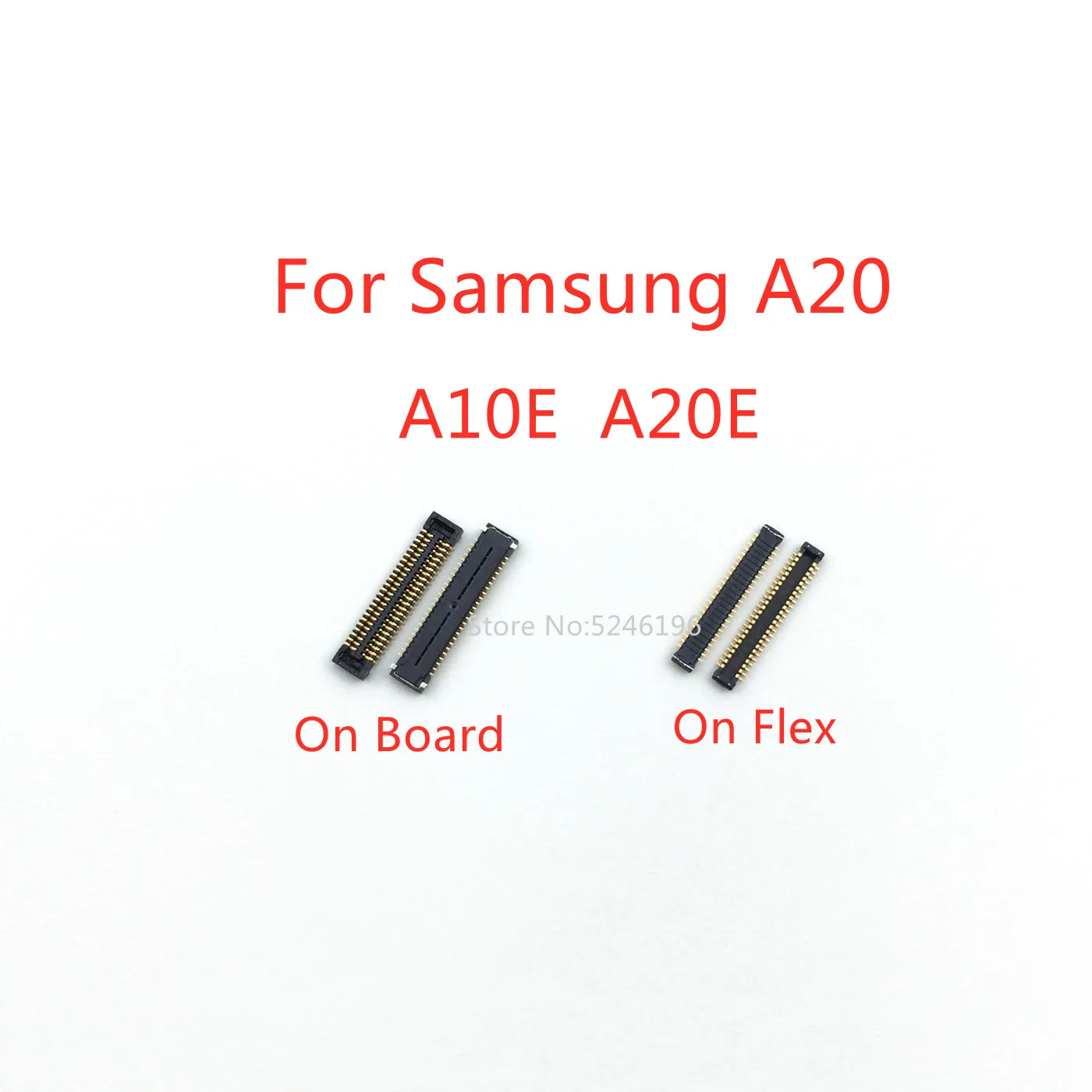 5-10 шт. USB зарядное устройство порт для зарядки FPC разъем 48Pin для Samsung Galaxy A20 A205 A205F A10E A102F A20E A202 A202F разъем на плате