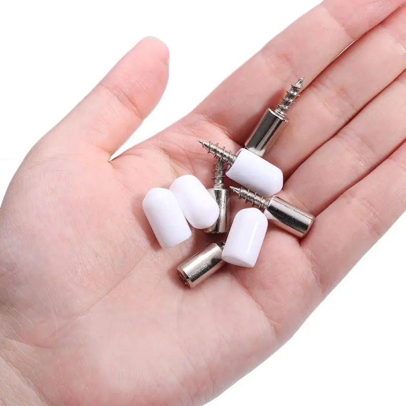Стеллажи скобы для ногтей крестообразный Самонарезающий винт с резиновым