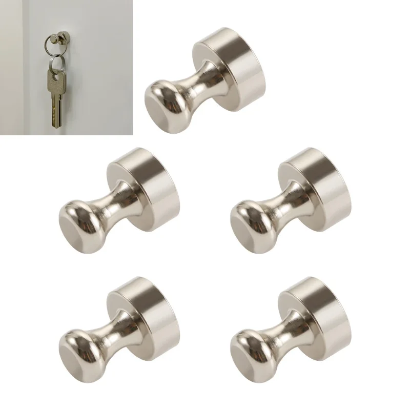 

5pcs Large & Small NEODYMIUM Fridge MAGNETS SKITTLES Kids Notice Board METAL PINS High Quality