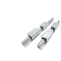 bearing blocks supported slide shaft rod guide block for cnc 3d printing linear rail sbr10 3005006001000mm 4pcs sbr10uu