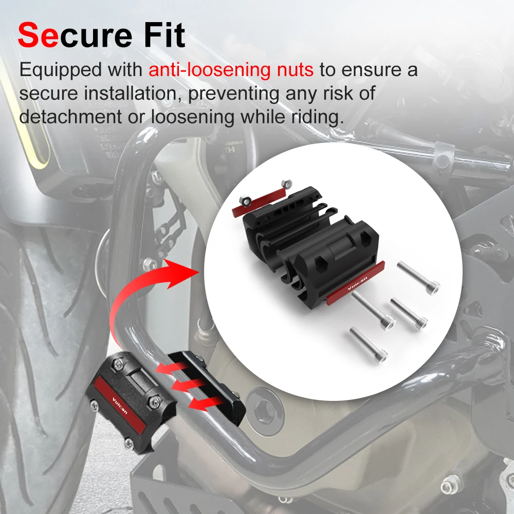 Для KAWASAKI KLX 250 VULCAN VN650S EN650 VN750 SUZUKI VANVAN 125 RV125 RV200 22 мм/25 мм/28 мм защитный бампер для