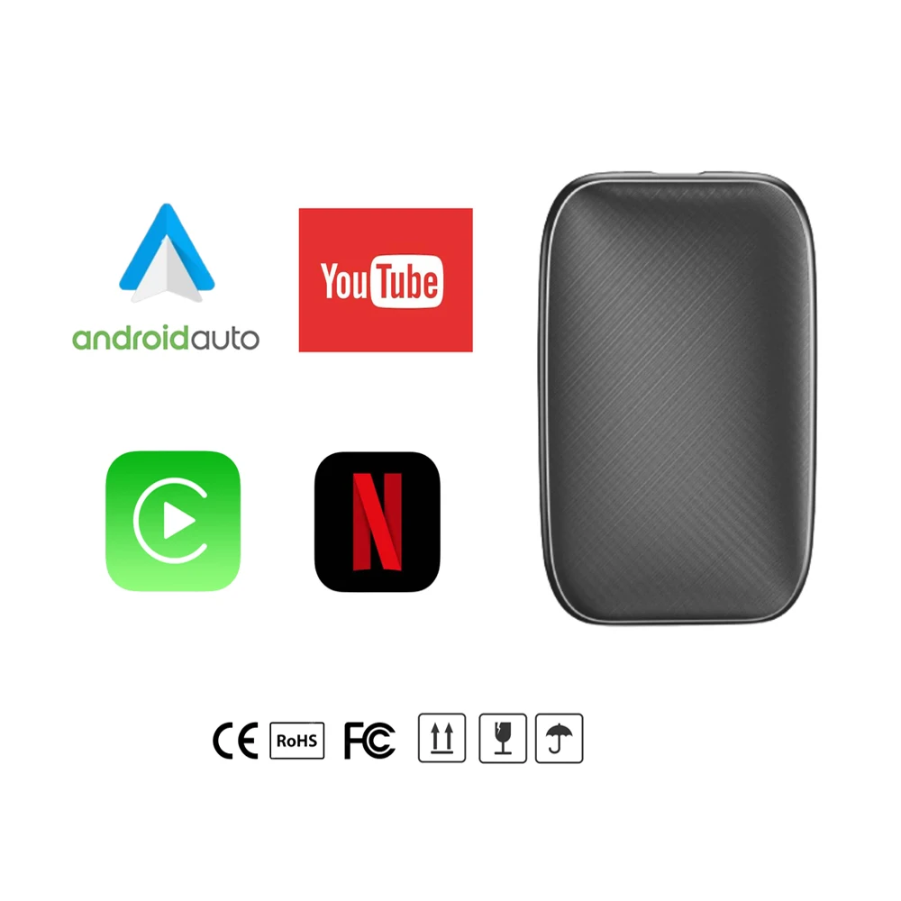 

Автомобильная система AI BOX CarPlay Android, автомобильный проводной и беспроводной мини-адаптер AI Box для Toyota, Volvo, VW, Kia, Benz, MG, Ford, Audi