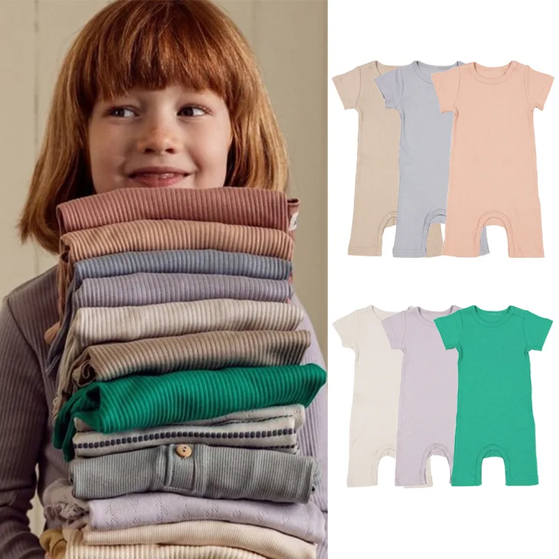 

BABY Romper 2022 Summer Thin Newborn Short Sleeve Climbing Clothes Male and Female Baby Modal Cotton Short Climbing Clothes