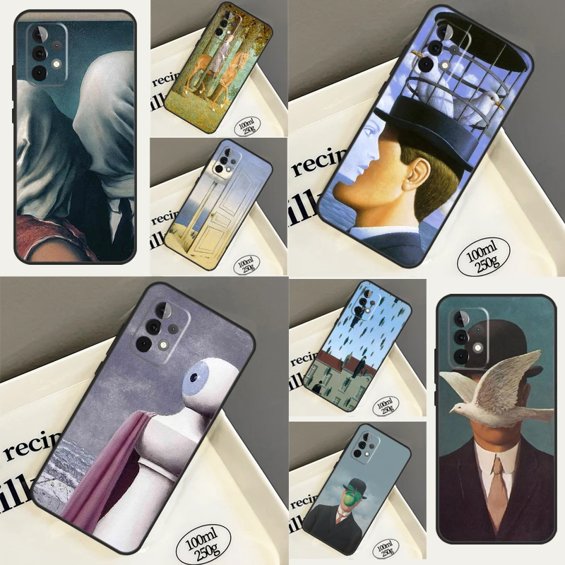 Чехол Rene Magritte для Samsung Galaxy A34 A54 A14 A13 A33 A53 A12 A22 A32 A52 A72 A50 A70 A71 A51