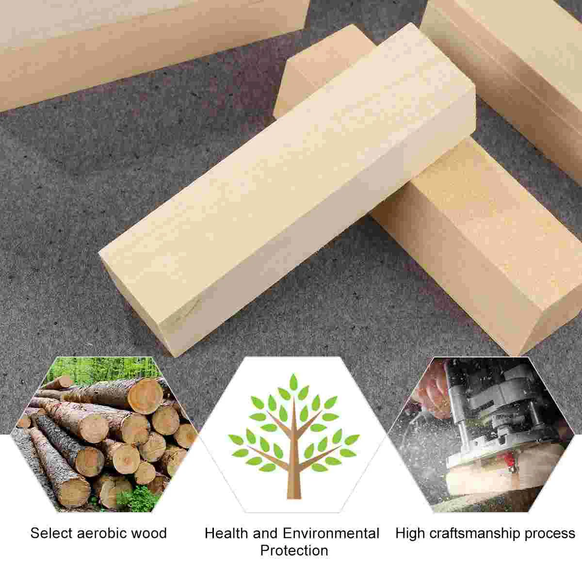 Artibetter 10 шт. DIY деревянная доска ручной работы натурального цвета маленькая для