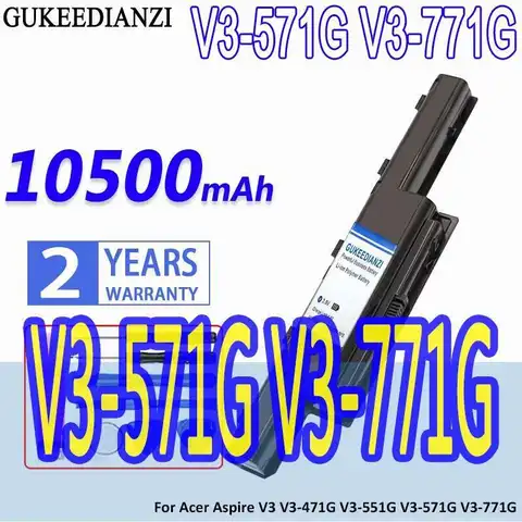 Аккумулятор GUKEEDIANZI 10500mAh для Acer Aspire  V3-571G V3-771G