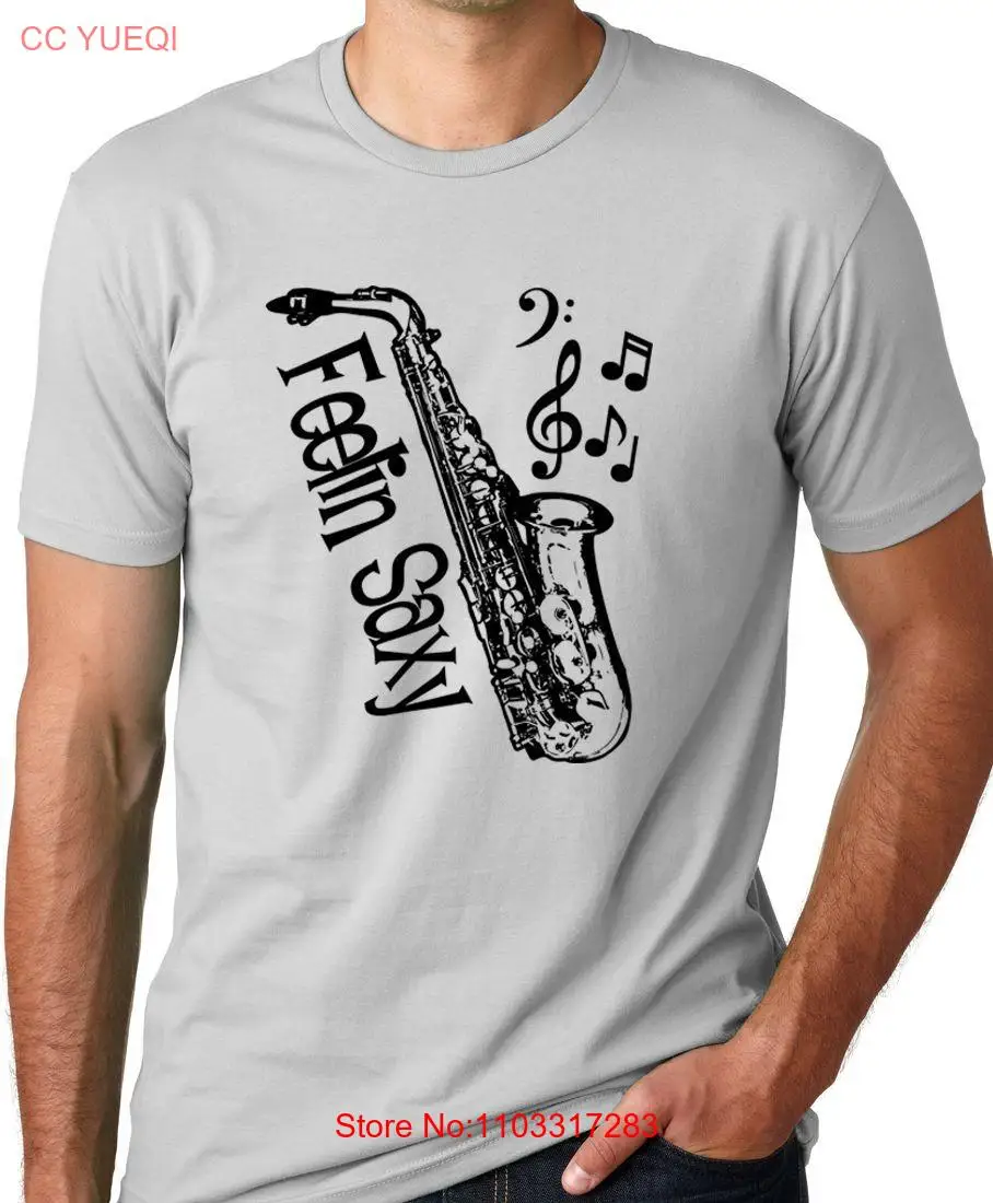 Футболка для саксофона Feelin музыкальная продуманная одежда крутой подарок