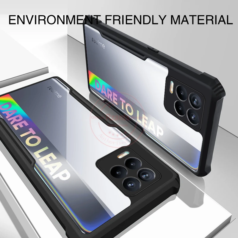 Rzants For OPPO Realme 8 8s 8i Pro 9i 4G 5G Phone Case Hard [Beetle] Hybrid Shockproof Slim Crystal Clear Cover Casing | Мобильные
