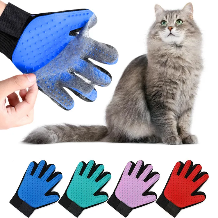 

Перчатки для удаления шерсти собак, перчатка для груминга кошек, щетка для домашних питомцев, щетка для вычесывания шерсти кошек, расческа д...