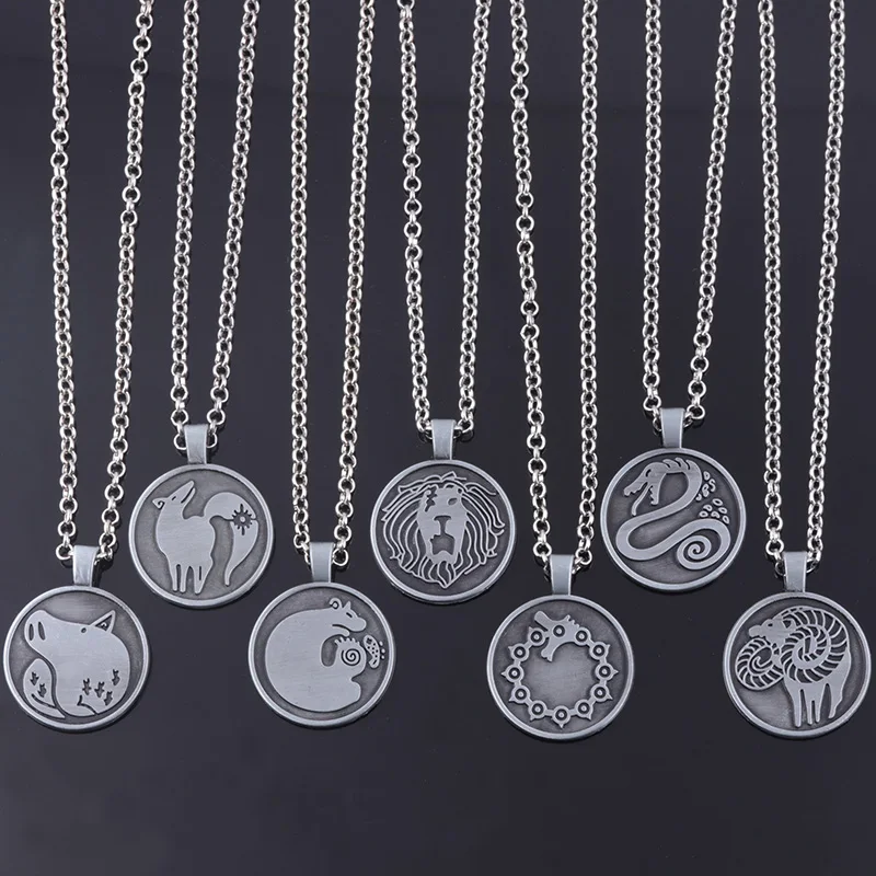 

The Seven Deadly Sins Necklace Nanatsu no Taizai Meliodas Diane Escanor Merlin Ban King Gowther Tattoos Pendant Necklace Jewelry