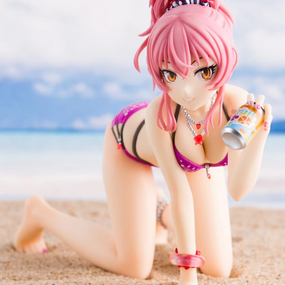 

Sexy Anime Girl Figure Cinderella Girls Jougasaki Mika Natsu no Yuuwaku Figure Ecchi Figure Waiifu Action Figure Hentai Figure