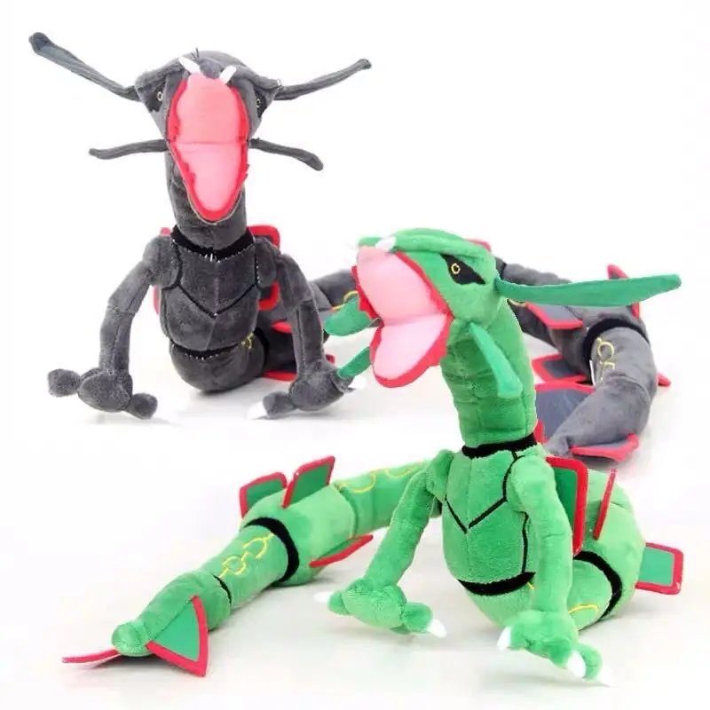 

Pokemon 80CM Shiny Rayquaza Figure Doll Ornament Soft Animal Hot Toys Collection Decoration Great Birthday Gift For Kids Friends