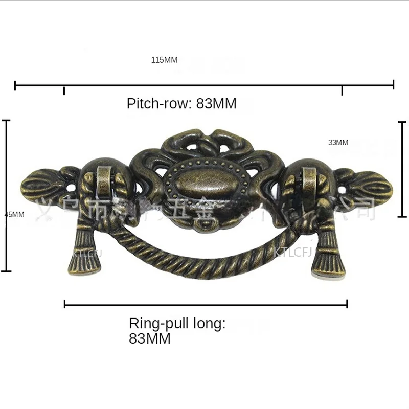 

8Pcs Home Decoration Handle Antique Handle Alloy Handle Vintage Handle Drawer Handle Cabinet Handle Wardrobe Handle