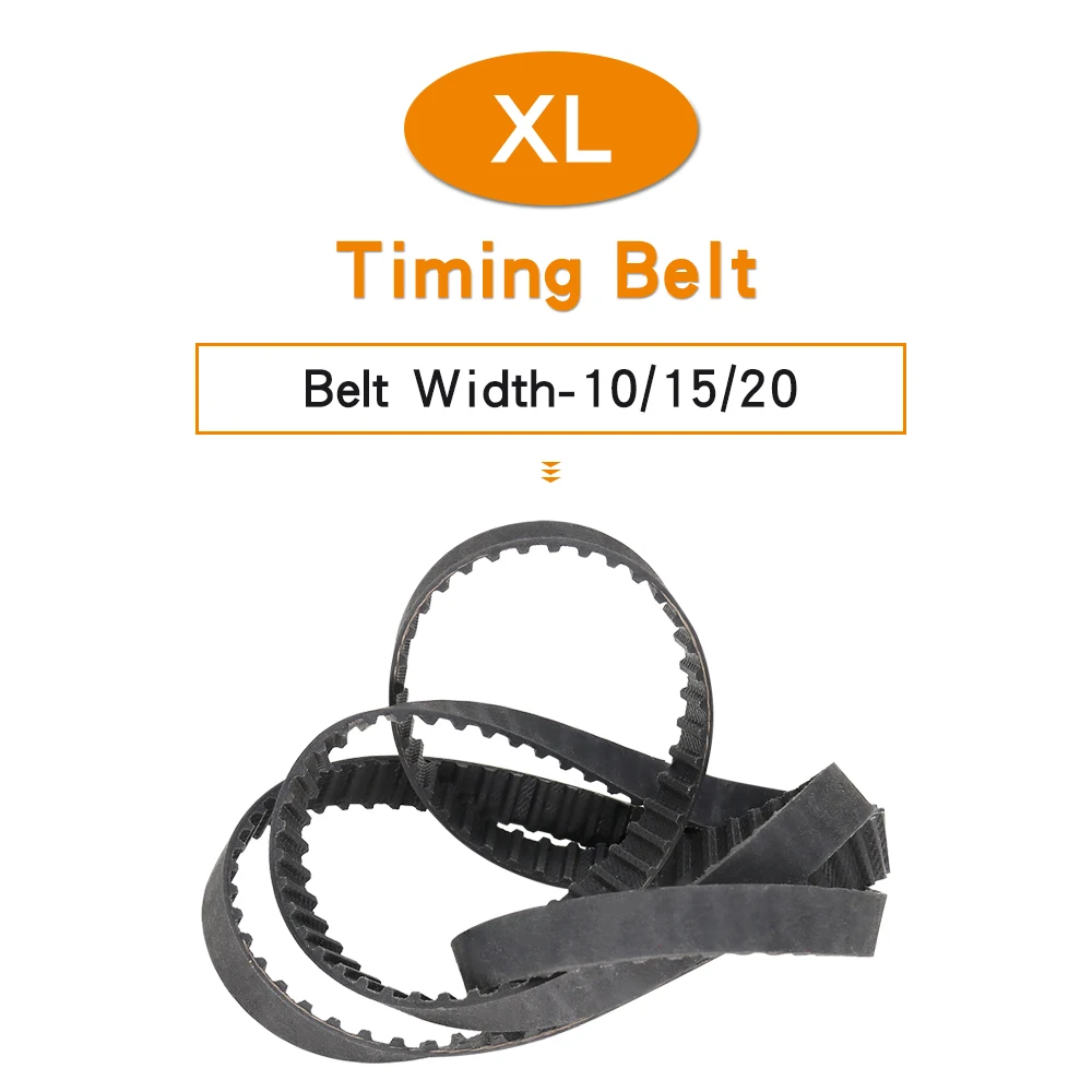 

XL Transmission Belt 540XL/552XL/564XL/570XL/572XL/580XL/592XL/600XL/612XL/616XL Closed Loop Rubber Belts Width 10/15/20 mm
