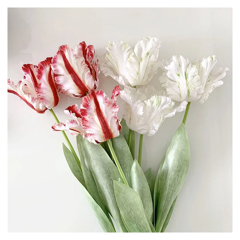 

Увлажняющий цветок-Тюльпан на ощупь, одиночный Шелковый цветок, домашний бонсай, декоративная Цветочная композиция