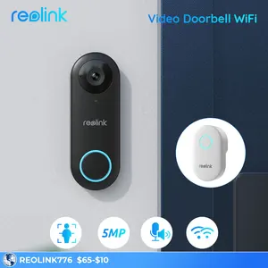Imported Reolink Video Doorbell WIFI 5G/2.4G Smart 2K+ Wireless outdoor Video Intercom with Chime human detec