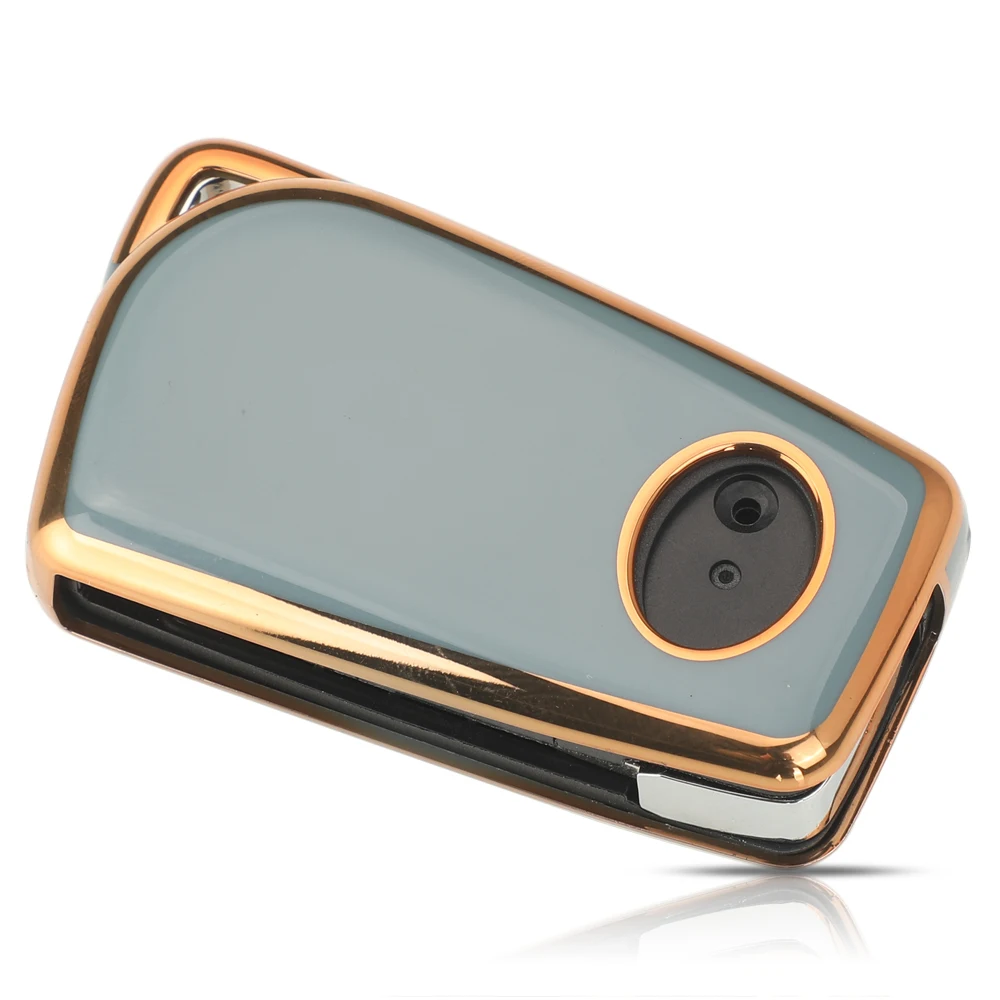 Jingyuqin 4BTN мягкий чехол из ТПУ для дистанционного ключа автомобиля FOB Toyota Hilux Corolla