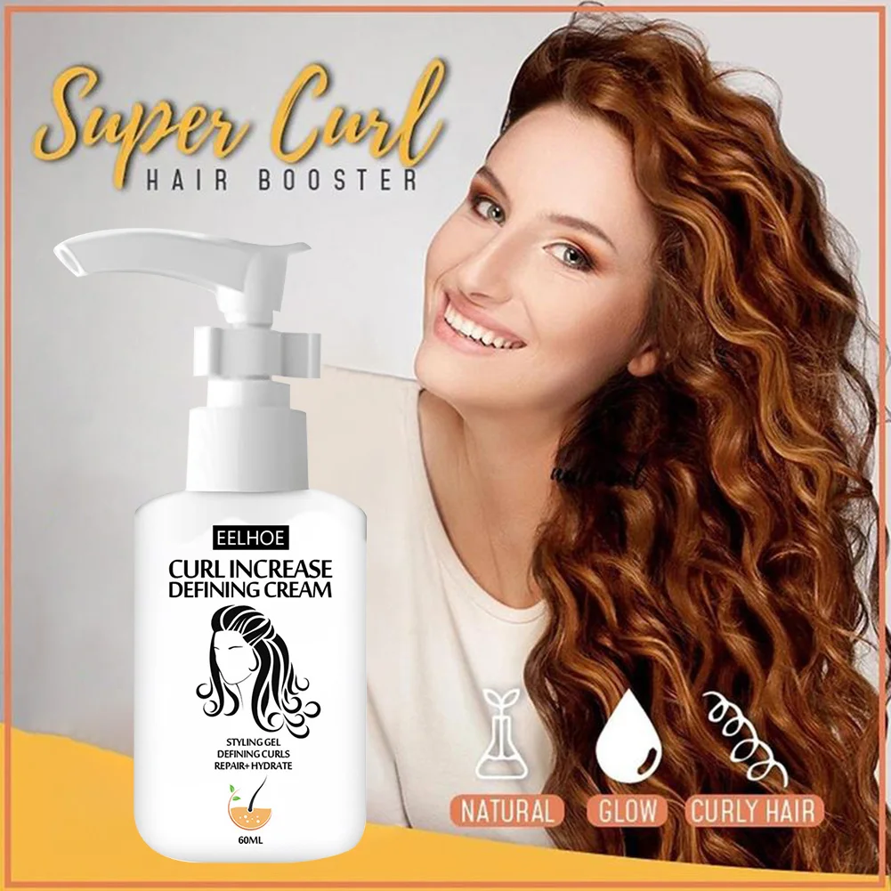 

100ml Curly Hair Mousse Anti-Frizz Hair Boost Defining Cream Long Lasting Hold Hair Repair Moisturize Mousse for Women