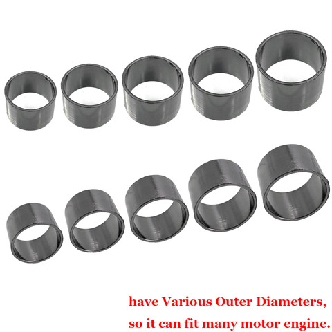 large displacement sports exhaust pipe muffler middle connector graphite gasket large displacement sports exhaust pipe muffler middle connector graphite gasket