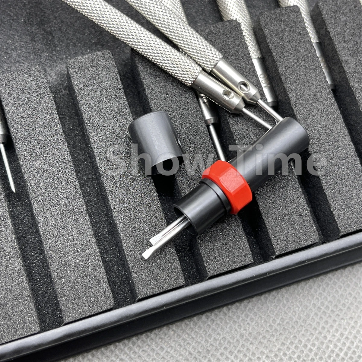 Bergeon 30081-A10 Assortment of 10 watchmakers ergonomic stainless steel screwdrivers Watch repair tool kit