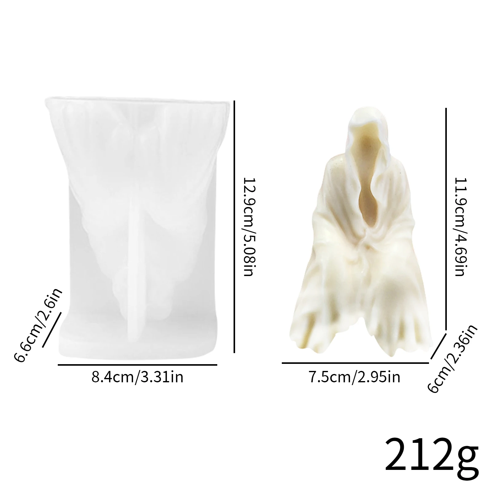 Форма для свечей на Хэллоуин формы шоколада смола литье мыла воск форма сделай