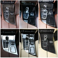 for bmw 5 series f10 2011 2017 520li 525li 530li abs car center console gear shift panel cover trim stickers car accessories