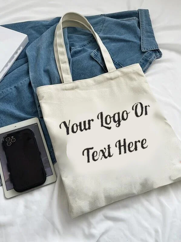 

Индивидуальная сумка для покупок на заказ, хлопковая ткань, экологический холст reciclaje