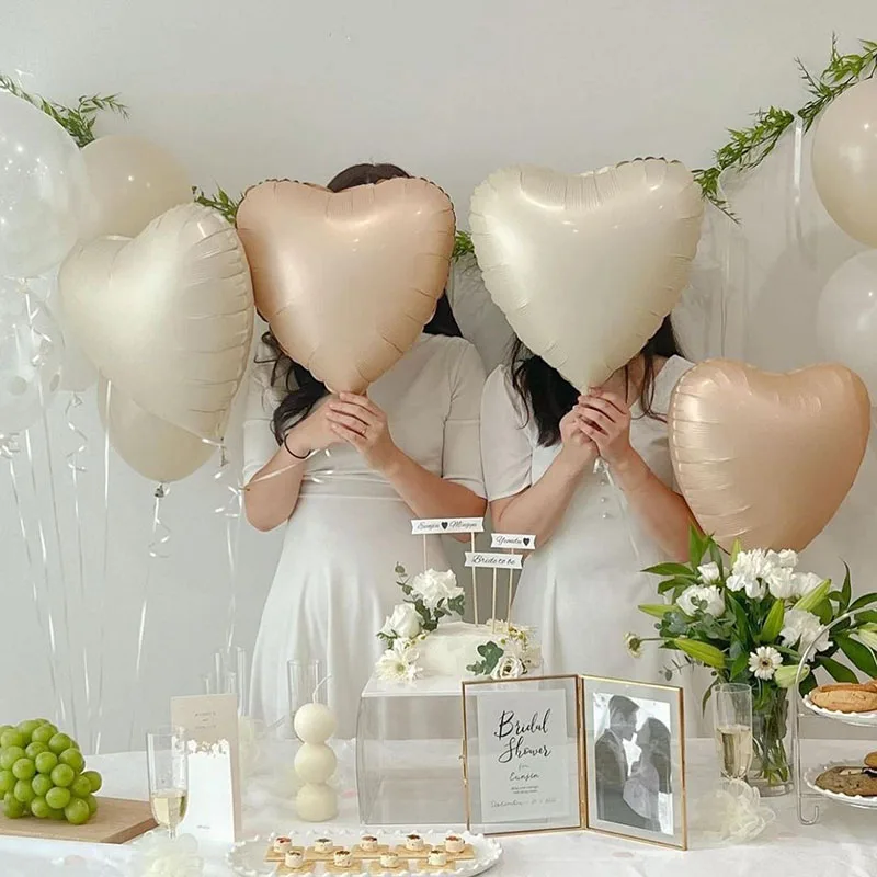 

Ynaayu Retro Floating Heart 18inch Love Aluminum Wedding Decoration Birthday Party Balloons
