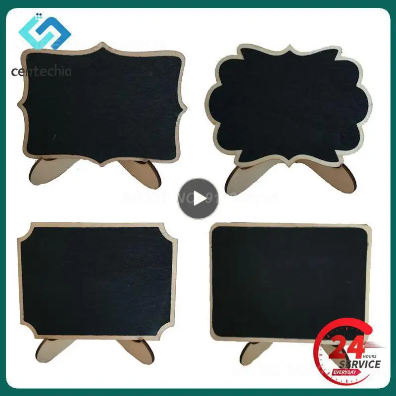

1~5PCS Chalkboard SignsSmall Chalkboard Labels with Easel Stand Blackboard for Table Numbers Price Wedding Table Centerpiece