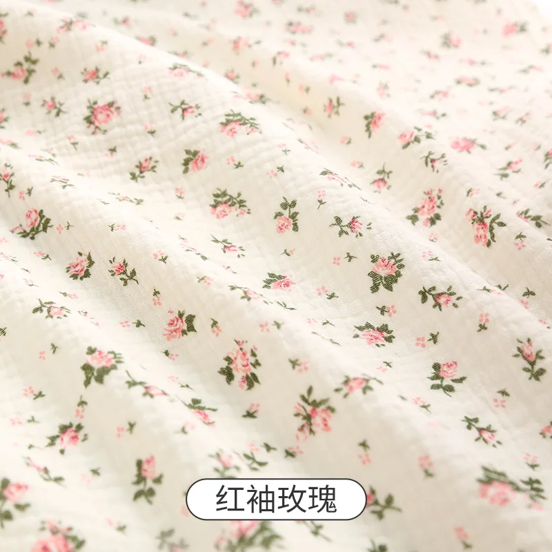 

100X135cm 100% Cotton Challie Fabric Crushed Breathable Housewear Fabric Fabric for Sewing